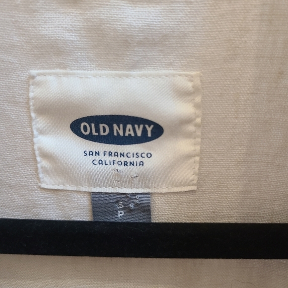 Old Navy - Linen Blend Neutral Blazer - Flax Colour  - Size S - Picture 4 of 11